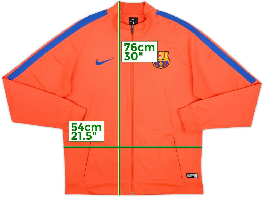 2016-17 Barcelona Nike Track Jacket - 7/10 - (XL)
