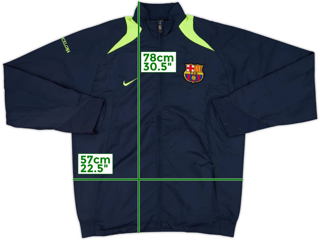 2005-06 Barcelona Nike Track Jacket - 8/10 - (L)