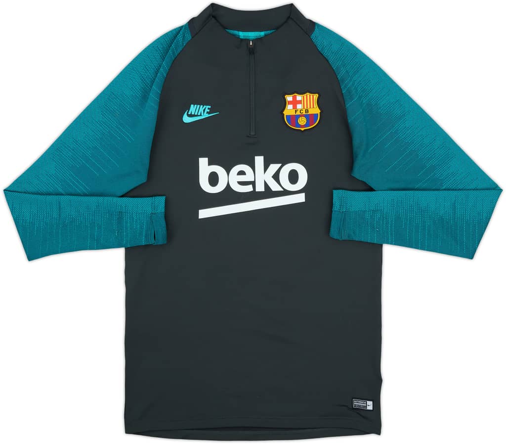 2019-20 Barcelona Nike 1/4 Zip Drill Top - 10/10 - (S)