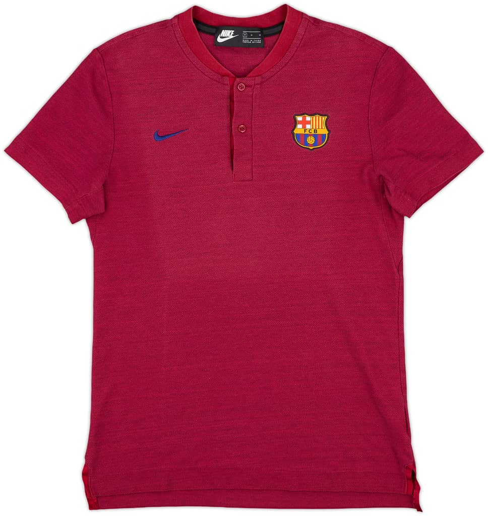 2018-19 Barcelona Nike Polo Shirt - 9/10 - (M)