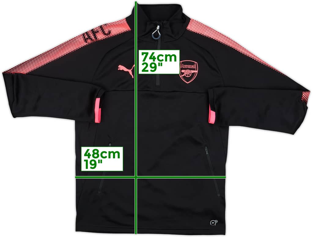 2017-18 Arsenal Puma 1/4 Zip Drill Top - 10/10 - (S)