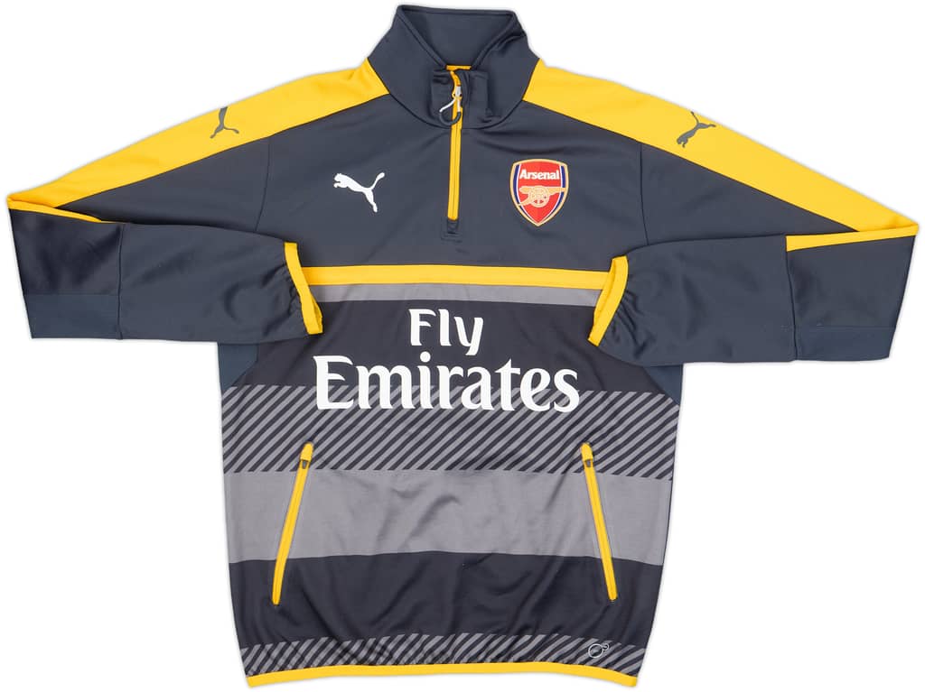 2016-17 Arsenal Puma 1/4 Zip Drill Top - 9/10 - (M)