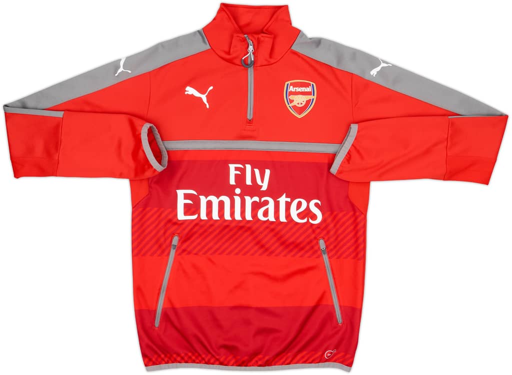 2016-17 Arsenal Puma 1/4 Zip Drill Top - 9/10 - (S)
