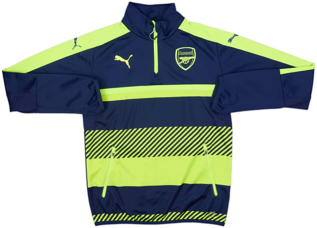 2016-17 Arsenal Puma 1/4 Zip Drill Top - 9/10 - (S)
