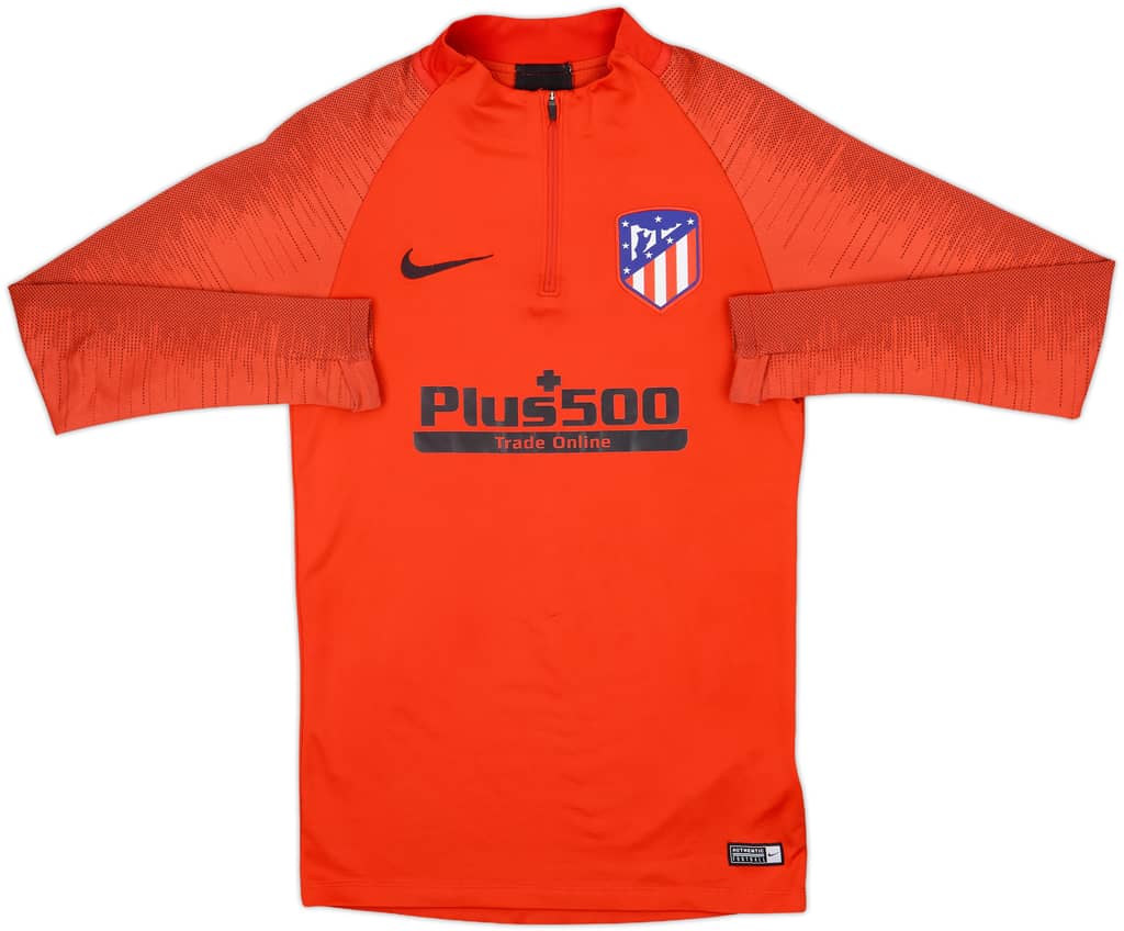 2019-20 Atletico Madrid Nike 1/4 Zip Drill Top - 8/10 - (XS)