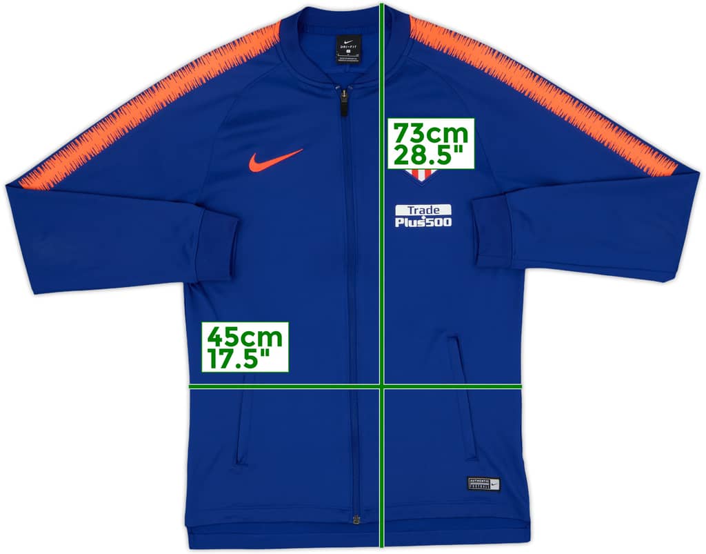2018-19 Atletico Madrid Nike Track Jacket - 9/10 - (S)