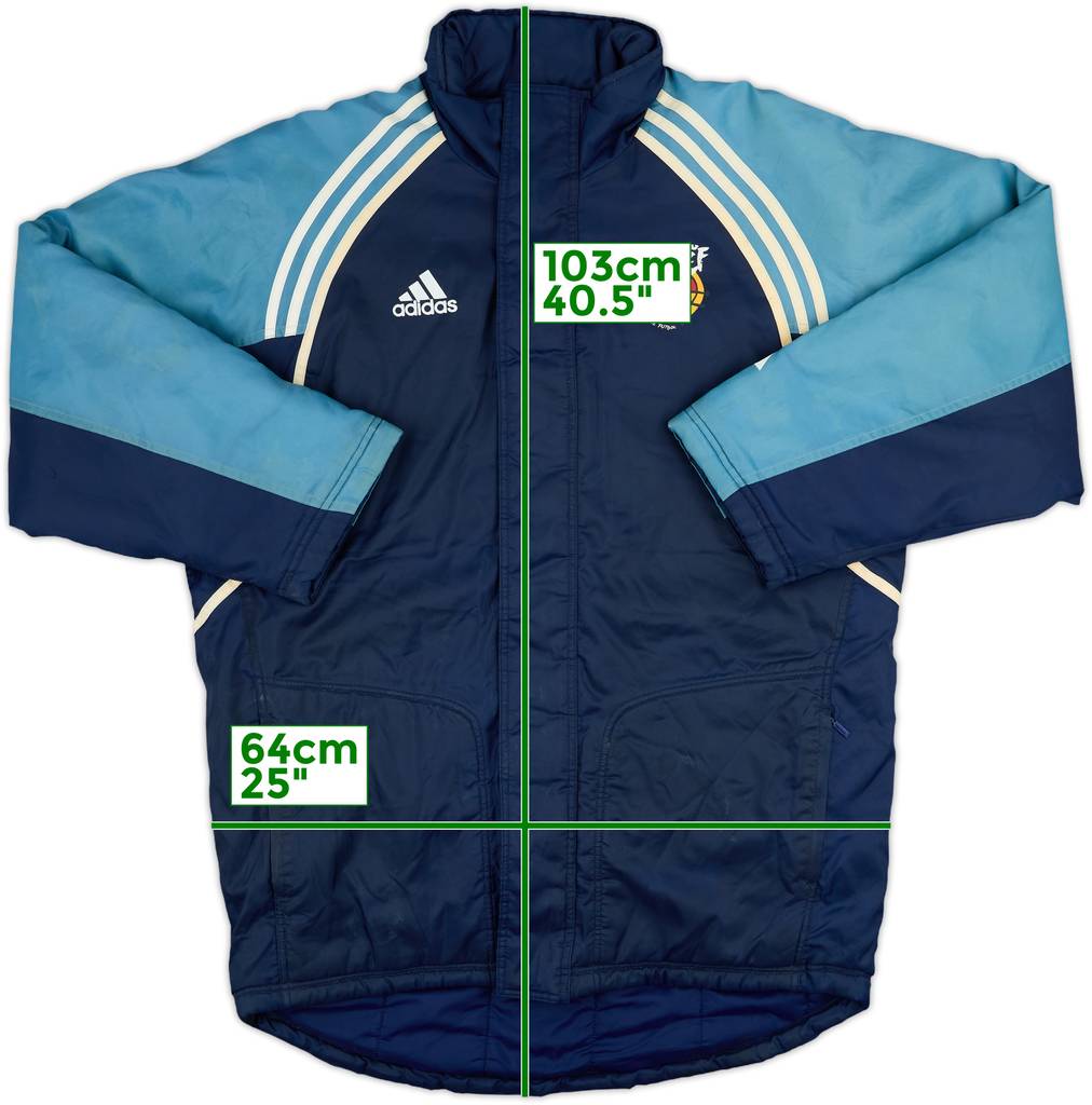 1999-00 Spain adidas Padded Bench Coat - 6/10 - (M/L)