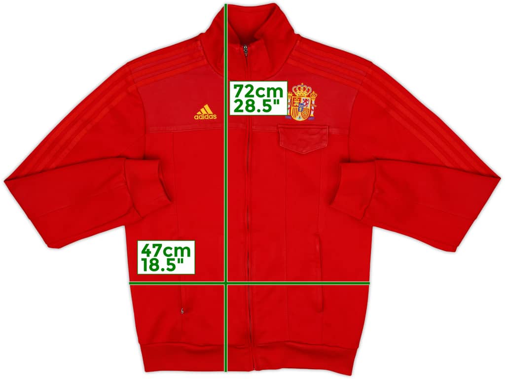 2007-08 Spain adidas Track Jacket - 7/10 - (M)