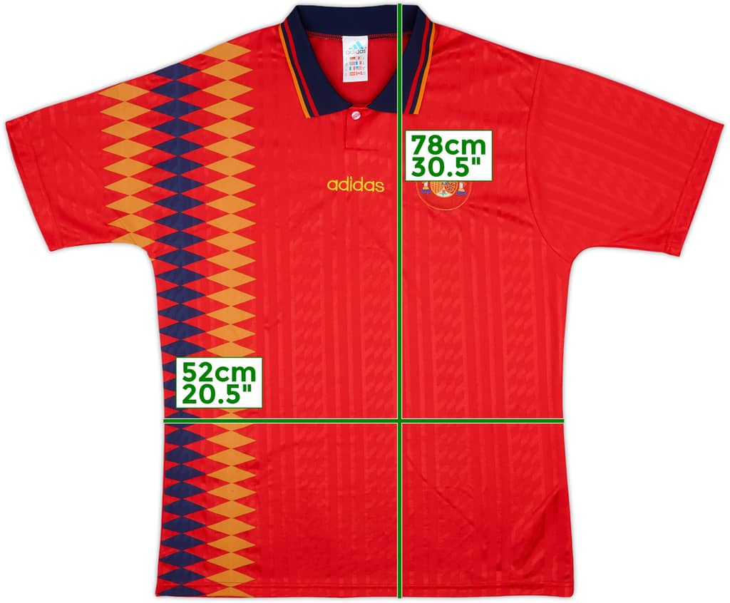 1994-96 Spain Home Shirt - 9/10 - (XL)