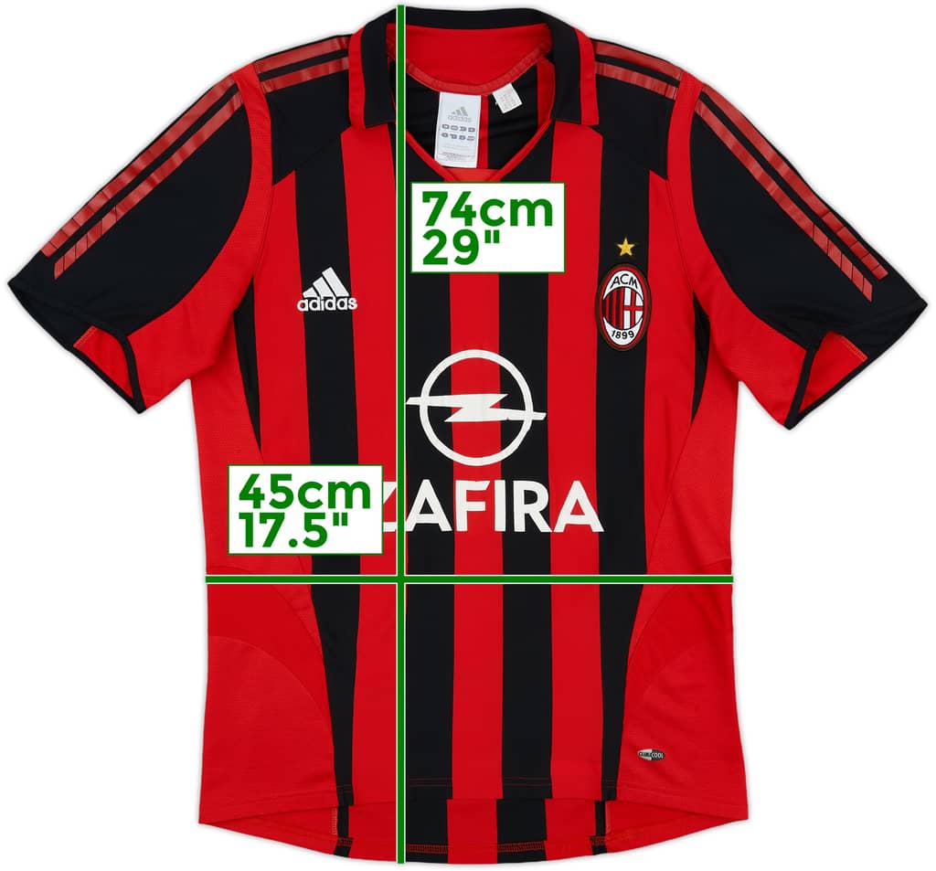 2005-06 AC Milan Home Shirt - 7/10 - (S)