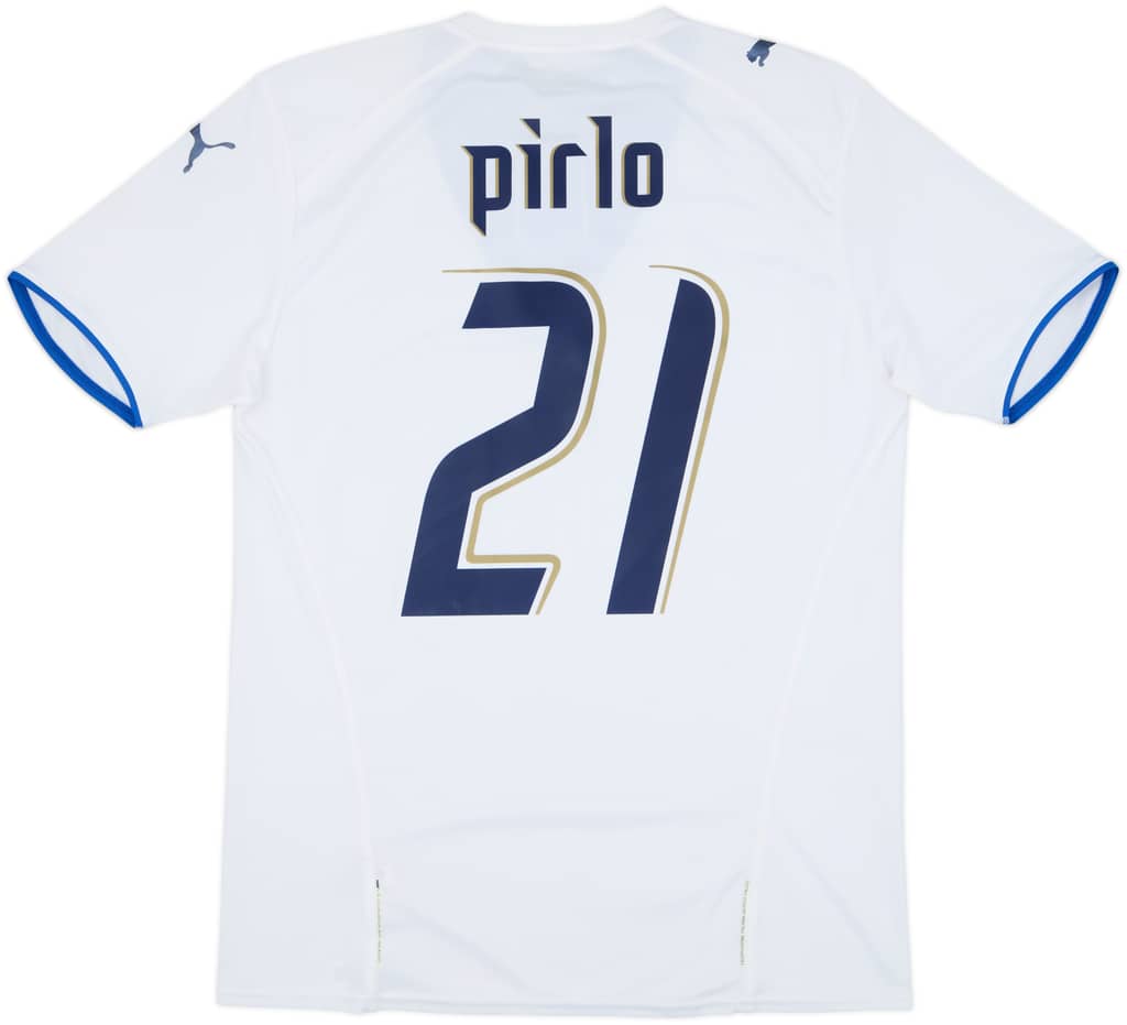 2006 Italy Away Shirt Pirlo #21