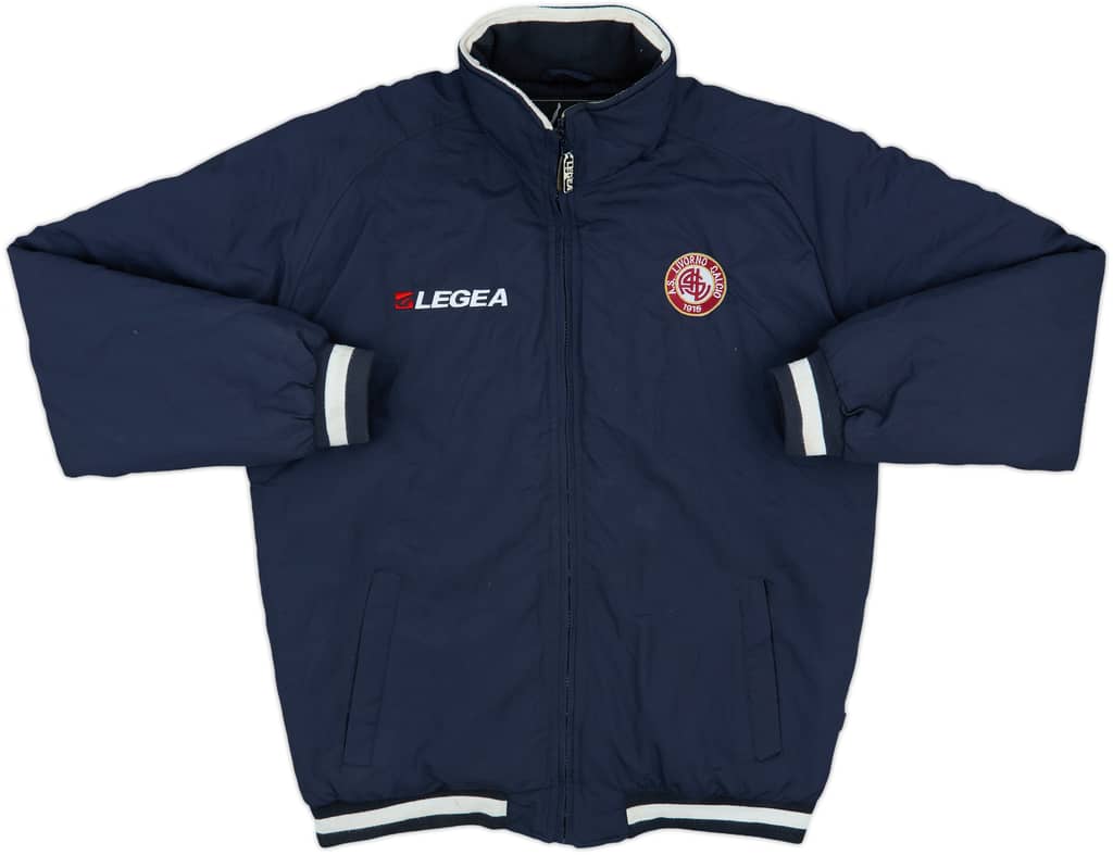 2007-08 Livorno Legea Padded Bench Coat - 8/10 - (L)