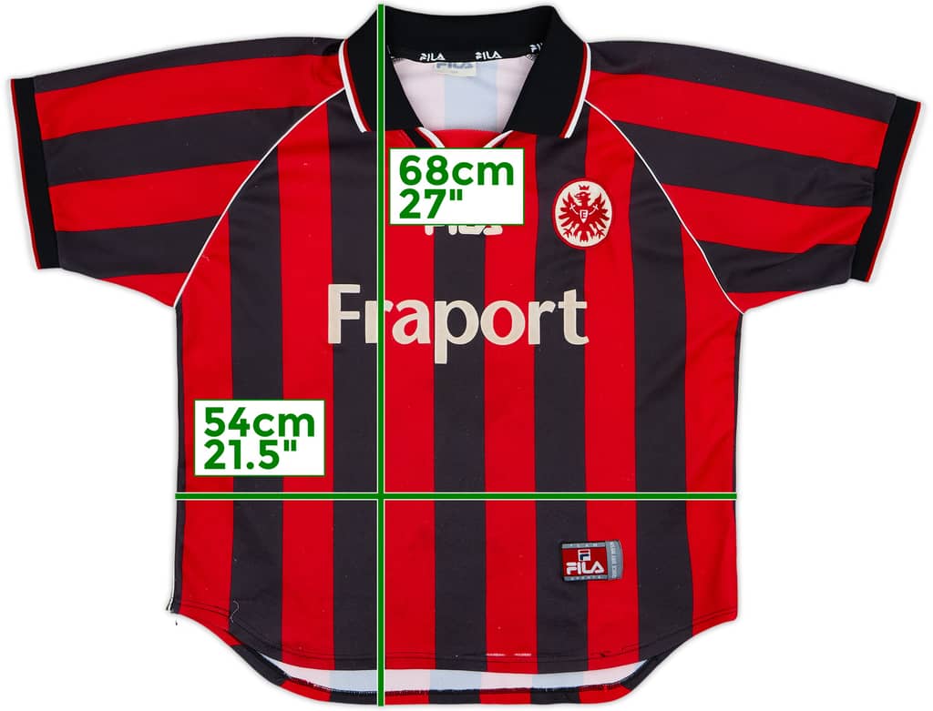 2002-03 Eintracht Frankfurt Home Shirt - 5/10 - (L.Boys)