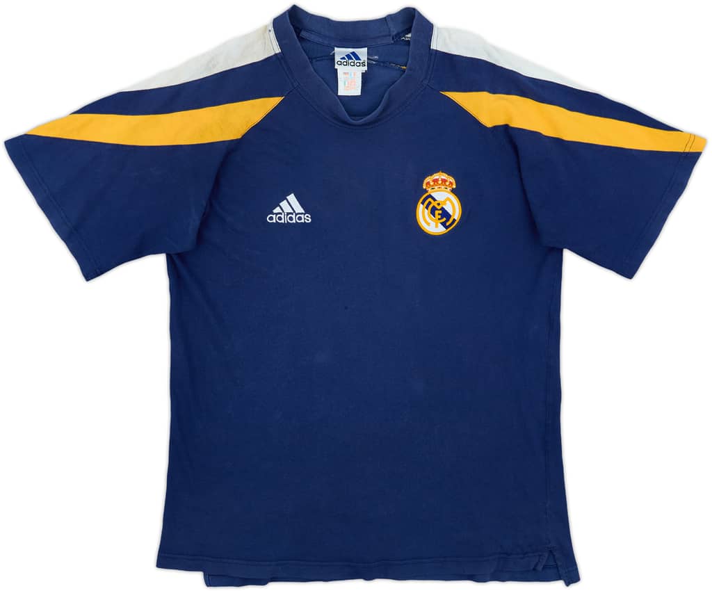 1998-00 Real Madrid adidas Cotton Tee - 4/10 - (S)