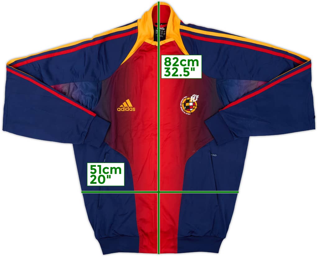 2004-06 Spain adidas Track Jacket - 8/10 - (M/L)