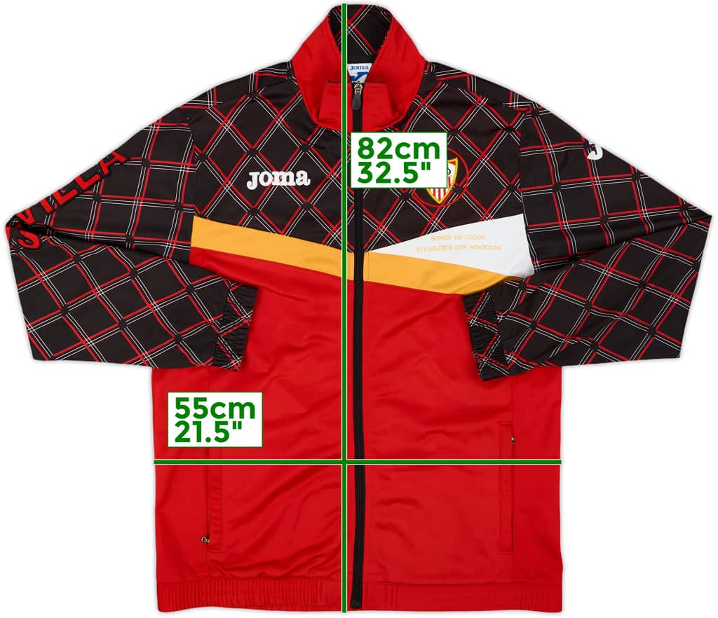 2009-10 Sevilla Joma Track Jacket - 8/10 - (L)