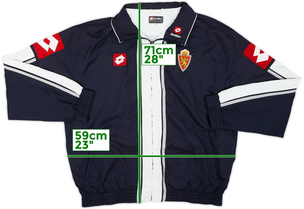 2003-04 Real Zaragoza Lotto Track Jacket - 8/10 - (L)