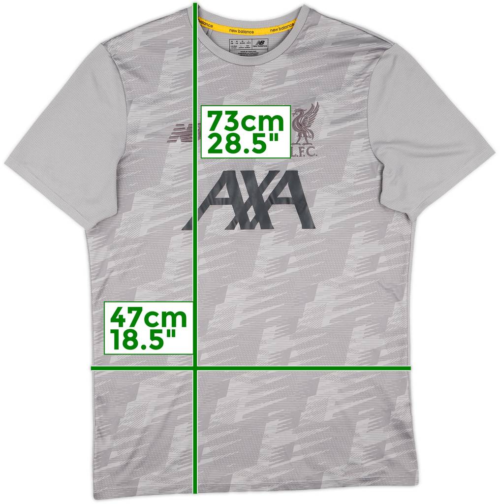 2019-20 Liverpool New Balance Training Shirt - 9/10 - (M)