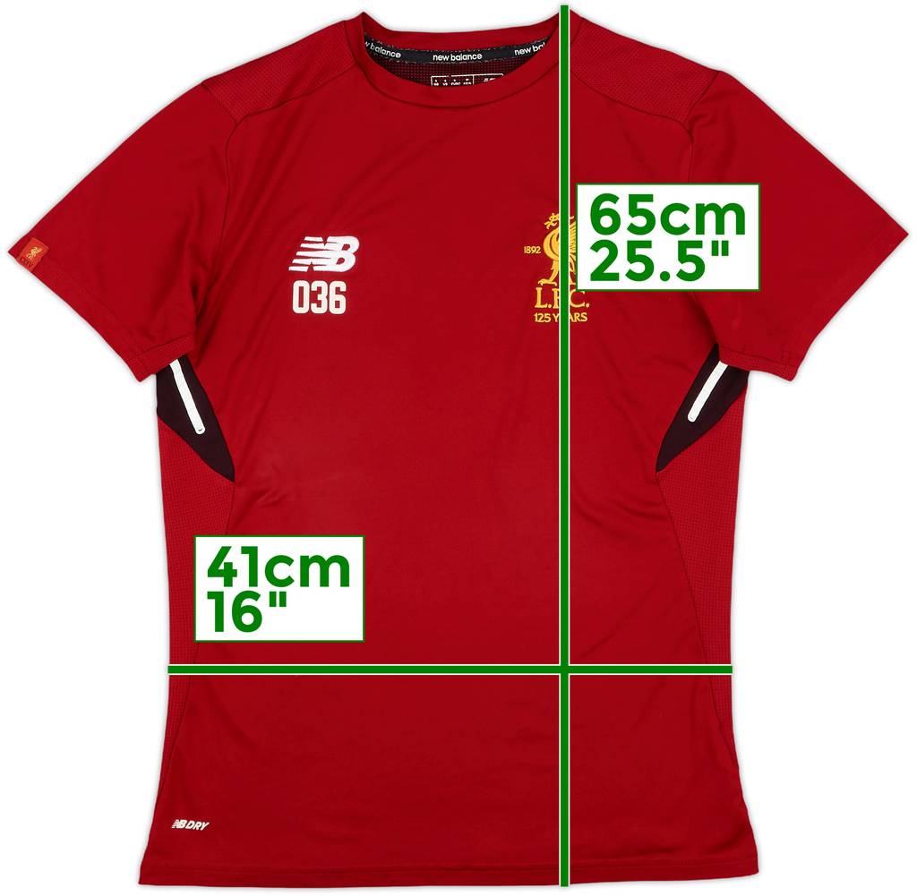 2017-18 Liverpool New Balance Training Shirt #036 - 8/10 - (S)