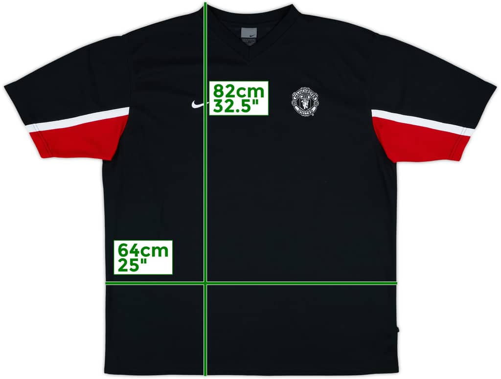 2003-04 Manchester United Nike Training Shirt - 8/10 - (XXL)