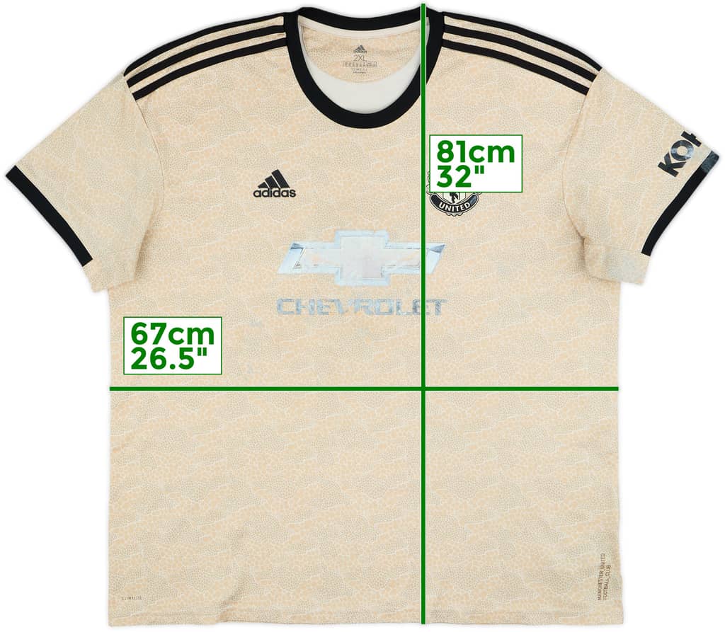 2019-20 Manchester United Away Shirt - 4/10 - (XXL)
