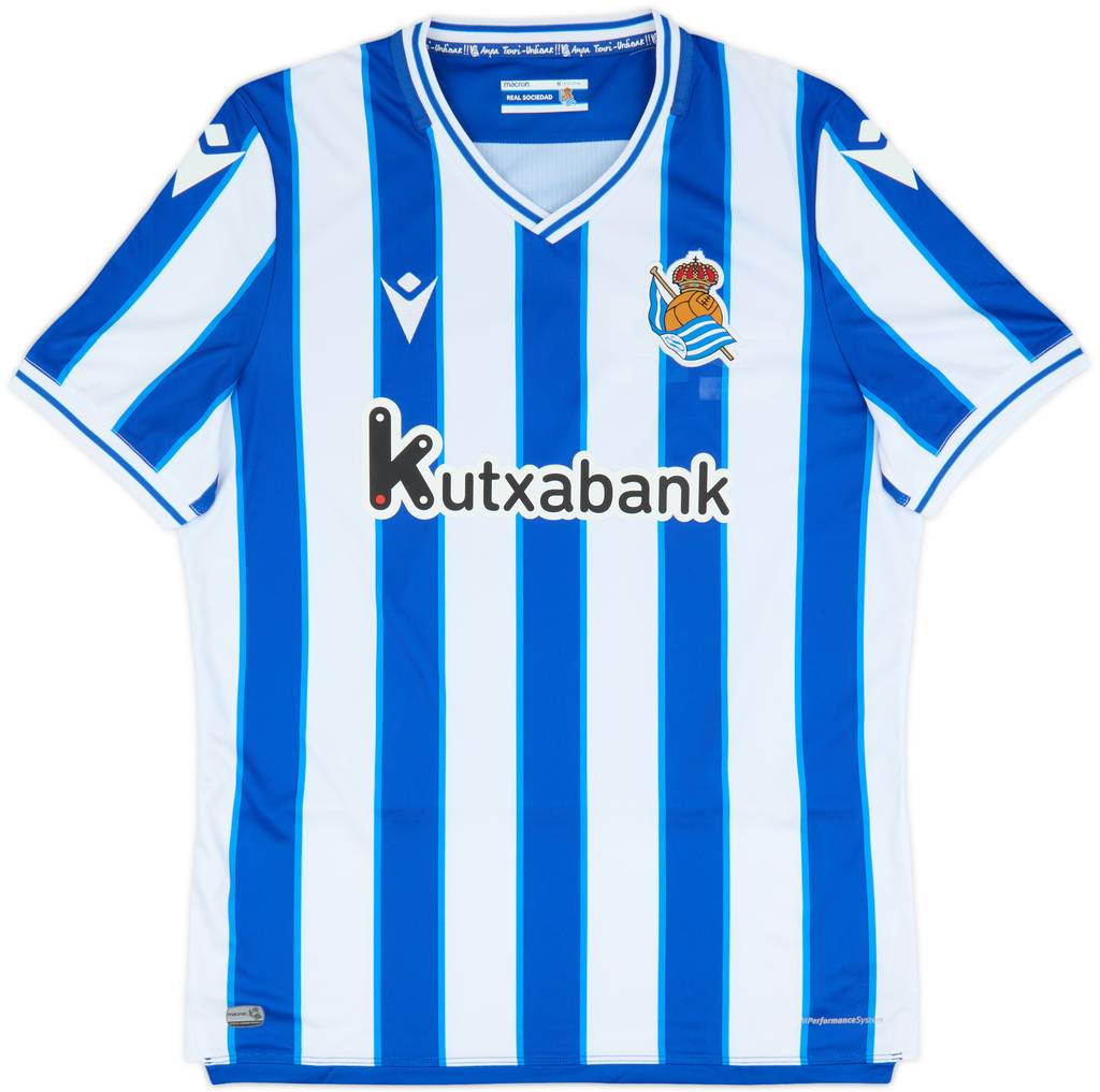 2020-21 Real Sociedad Home Shirt - As New - (M)