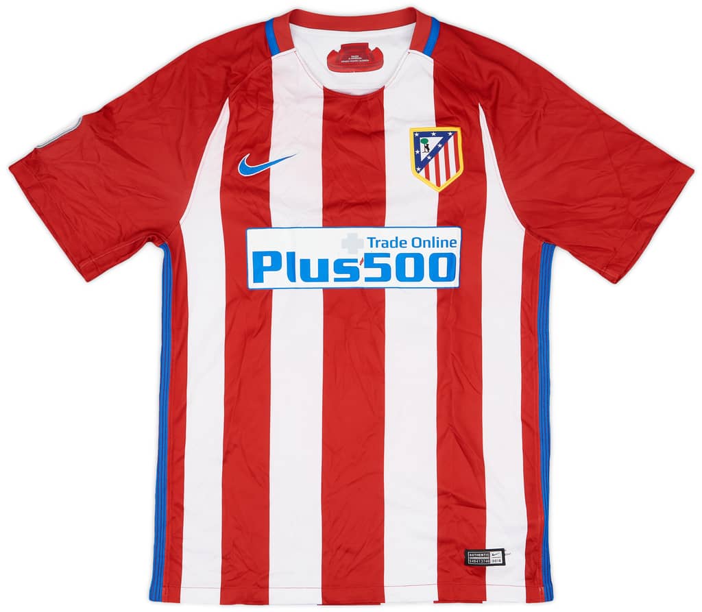 2016-17 Atletico Madrid Home Shirt - 5/10 - (S)