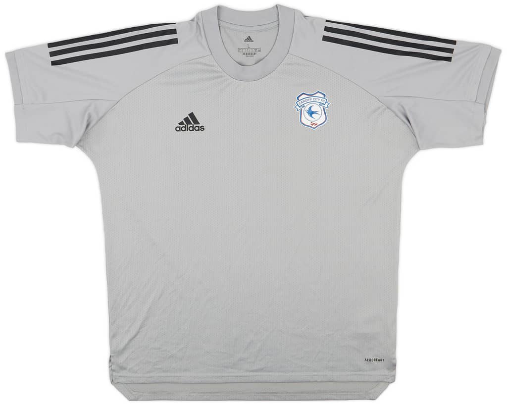 2020-21 Cardiff City adidas Training Shirt - 8/10 - (L)