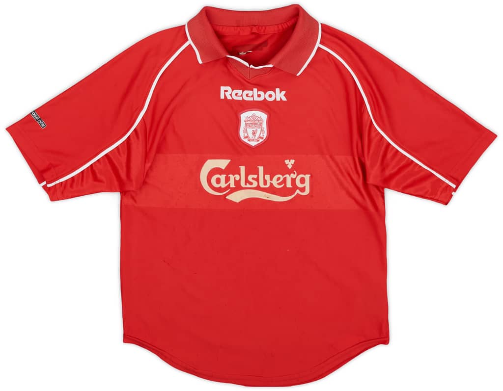 2000-02 Liverpool Home Shirt - 5/10 - (M.Boys)