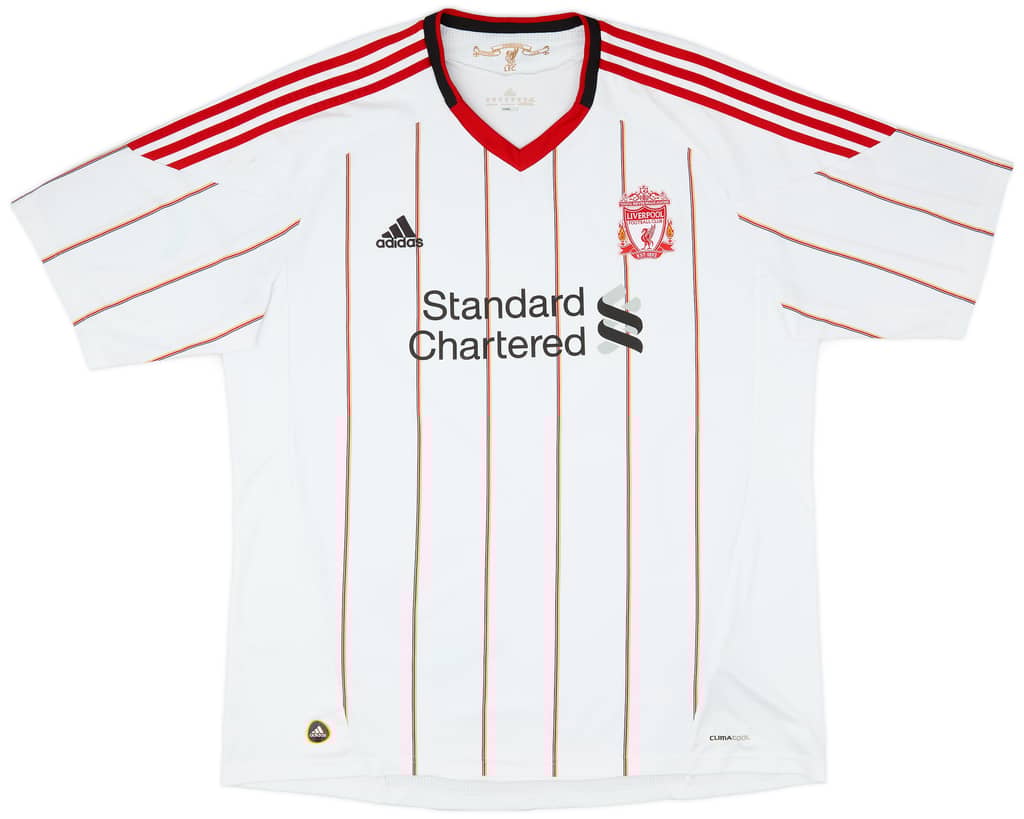 2010-11 Liverpool Away Shirt Gerrard #8 - 7/10 - (3XL)