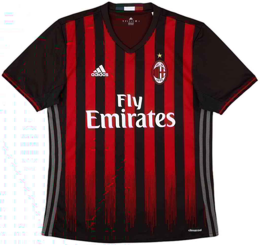 2016-17 AC Milan Home Shirt - 10/10 - (M)