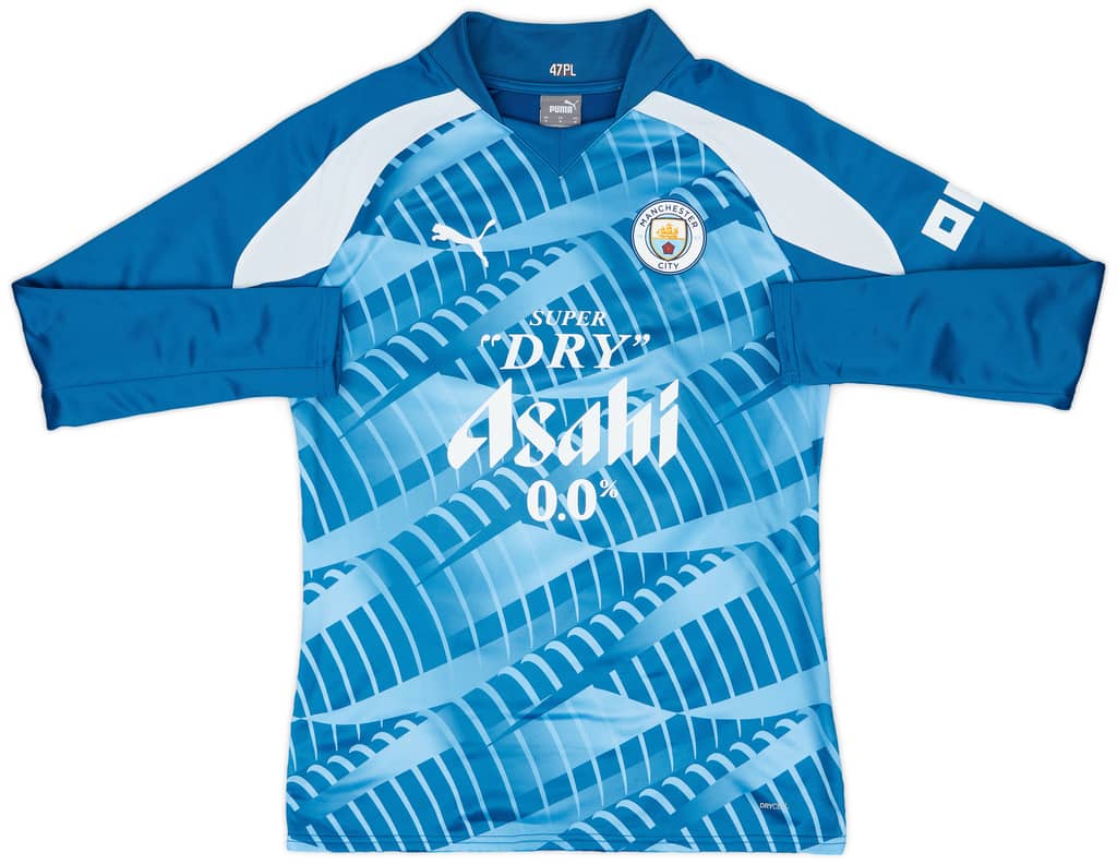 2023-24 Manchester City Player Issue Pre-Match Sweat Top #47 (Foden) - 9/10 - (M)