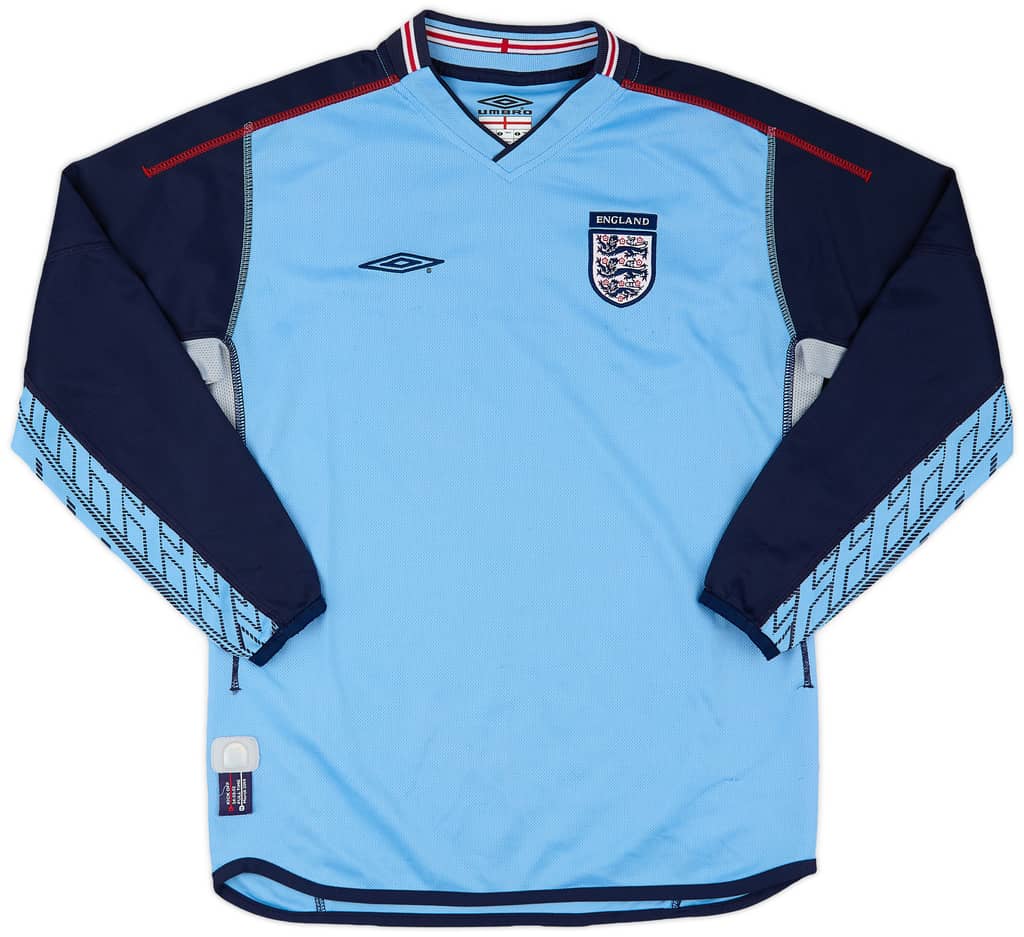 2002-04 England GK Shirt - 7/10 - (L.Boys)