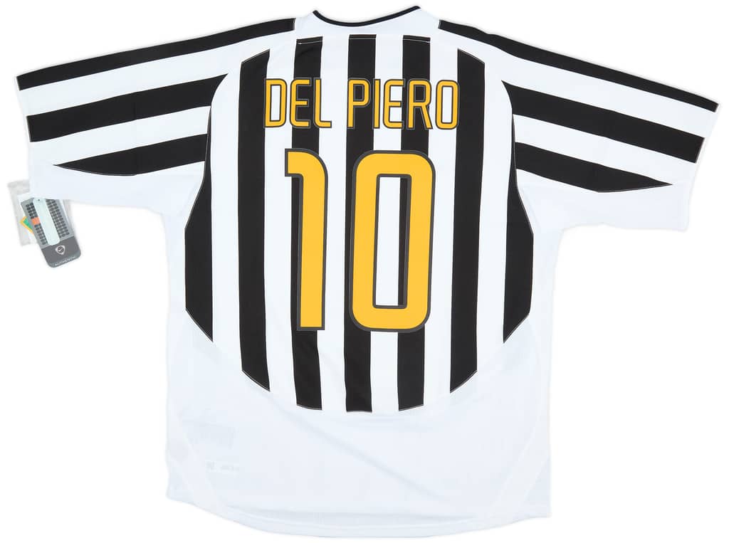 2003-04 Juventus Home Shirt Del Piero #10 (XL)