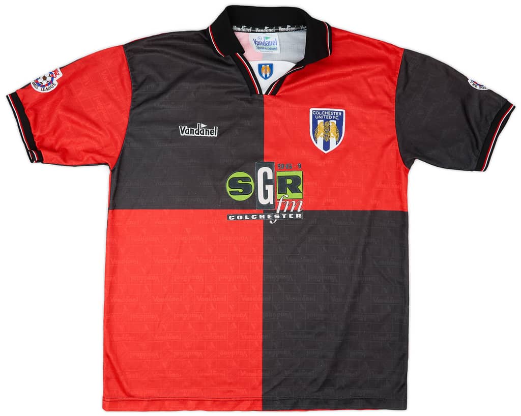 1995-96 Colchester United Match Issue Away Shirt #12