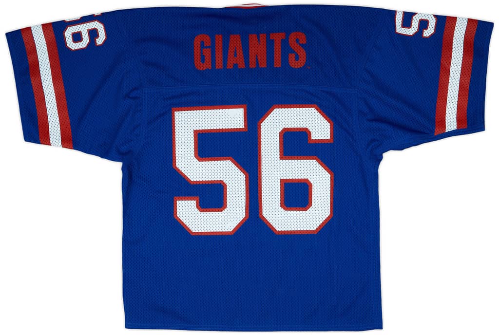 1990 New York Giants #56 Topley Sportswear Home Jersey - 10/10 - (L)