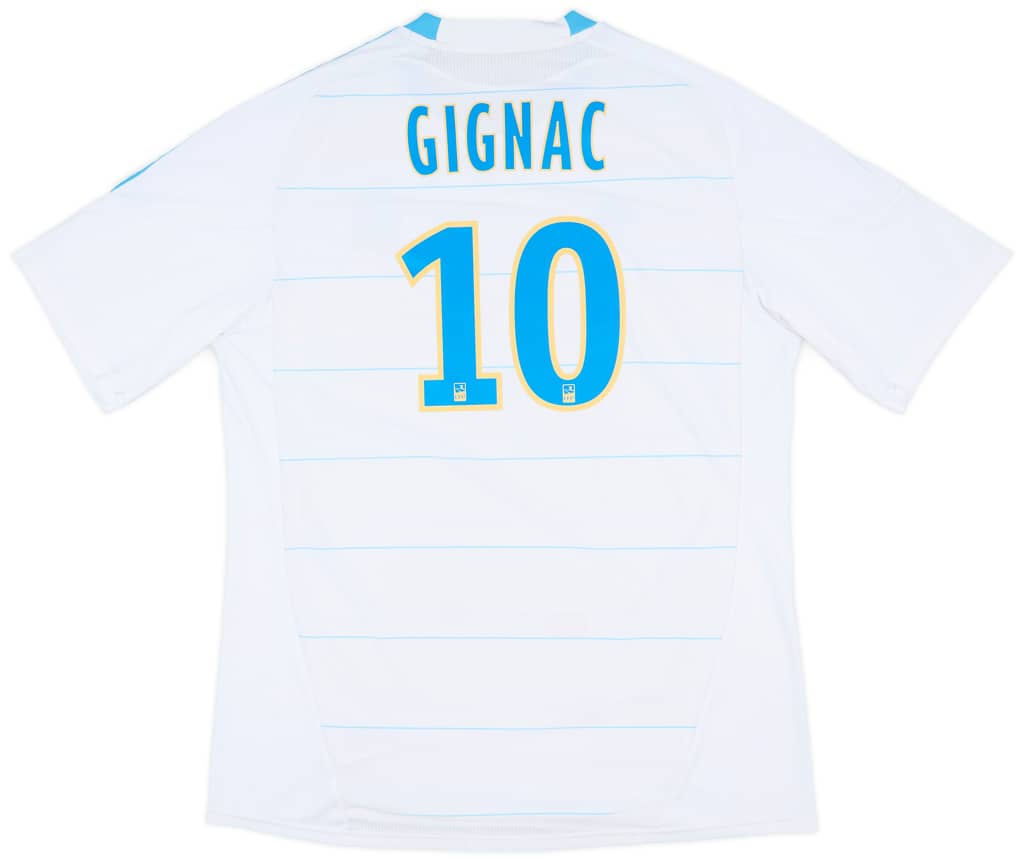 2010-11 Olympique Marseille Home Shirt Gignac #10 - 8/10 - (XL)
