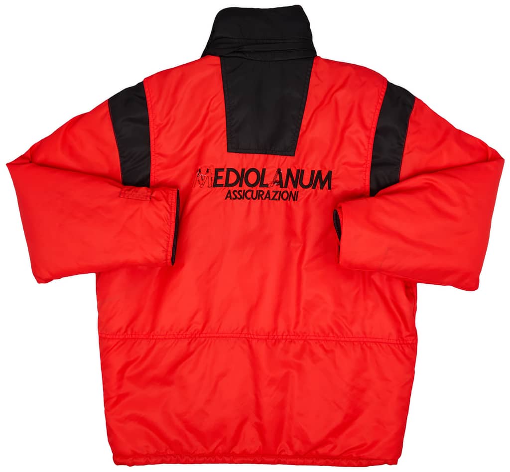 1988-90 AC Milan Kappa Padded Bench Coat - 5/10 - (S)