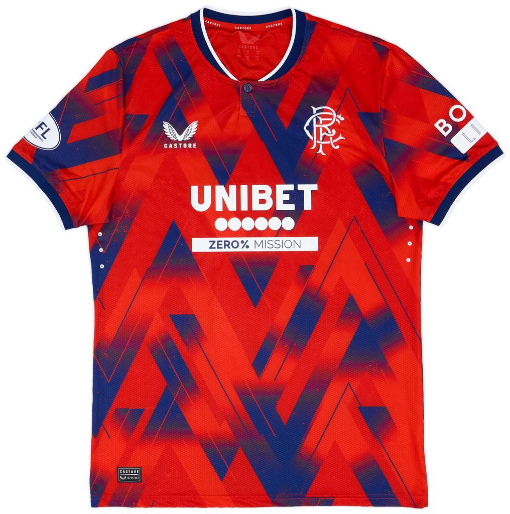2023-24 Rangers Match Issue Fourth Shirt Devine #44
