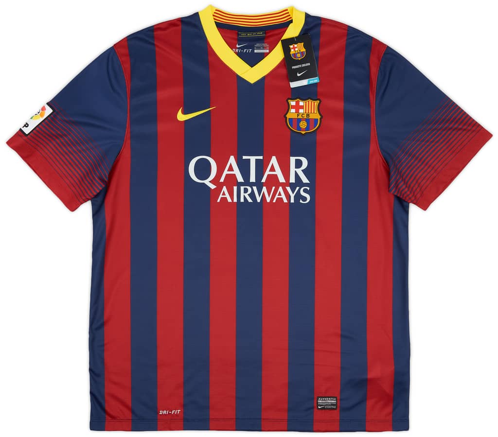 2013-14 Barcelona Home Shirt Messi #10