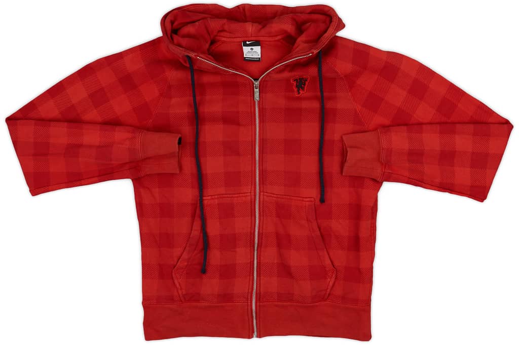 2012-13 Manchester United Nike Hooded Sweat Top - 7/10 - (M)