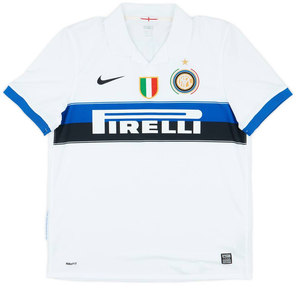 2009-10 Inter Milan Away Shirt Santon #39 - 5/10 - (L)