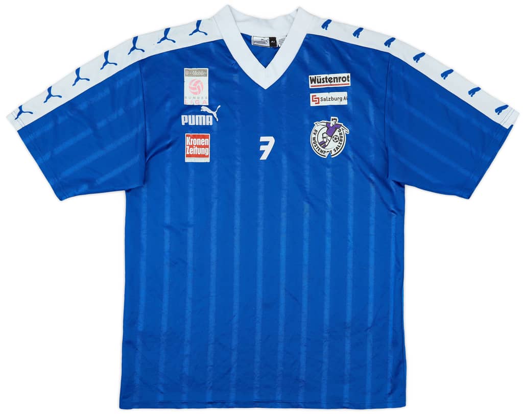 2003-04 Red Bull Salzburg Player Issue Puma Training Shirt #7 - 6/10 - (XL)