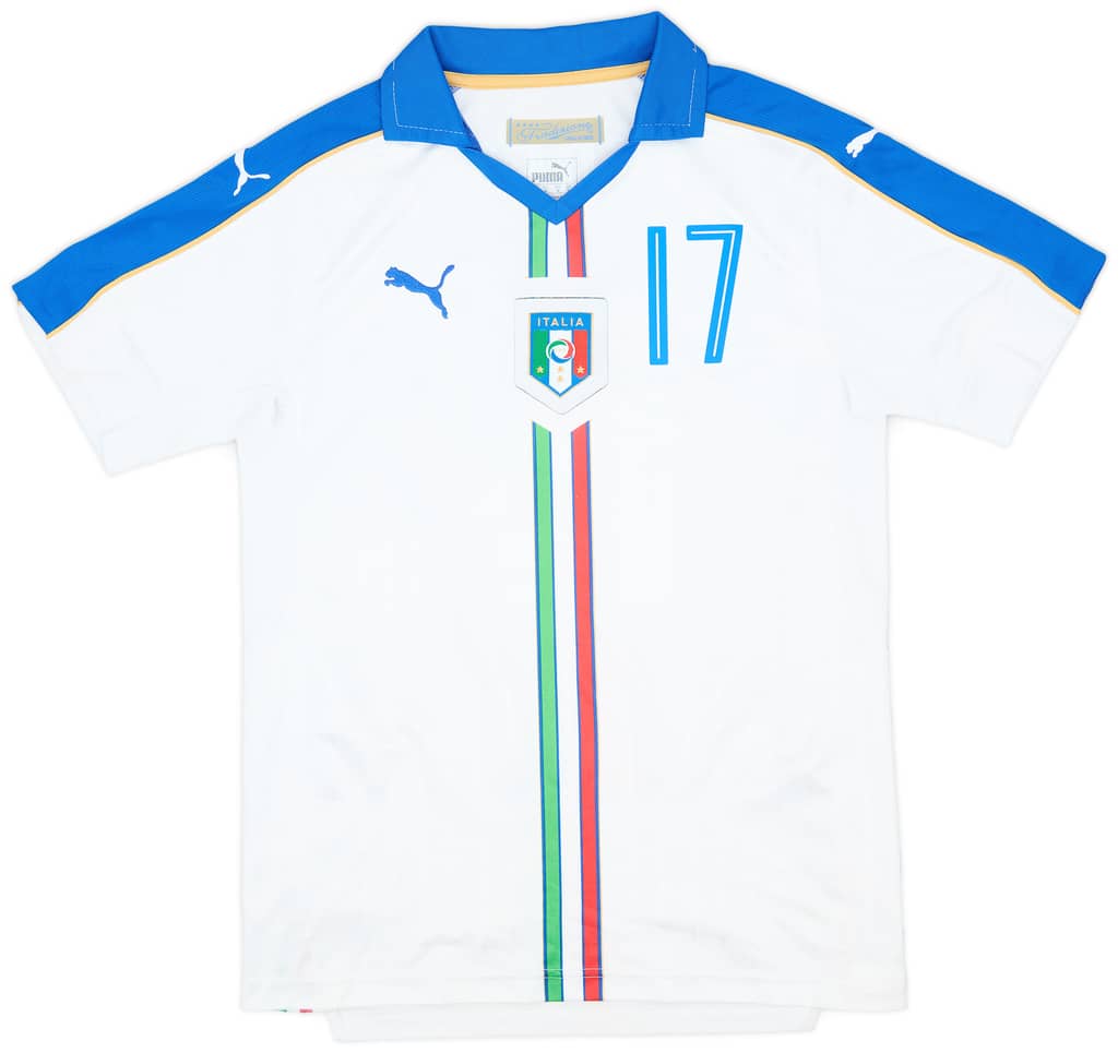 2016-17 Italy Away Shirt Eder #17 - 8/10 - (M)