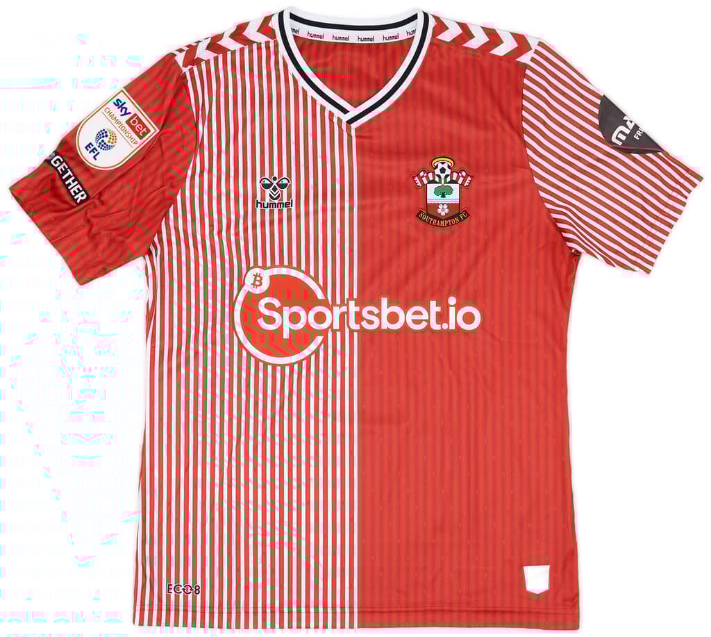 2023-24 Southampton Match Issue Home Shirt Stephens #5