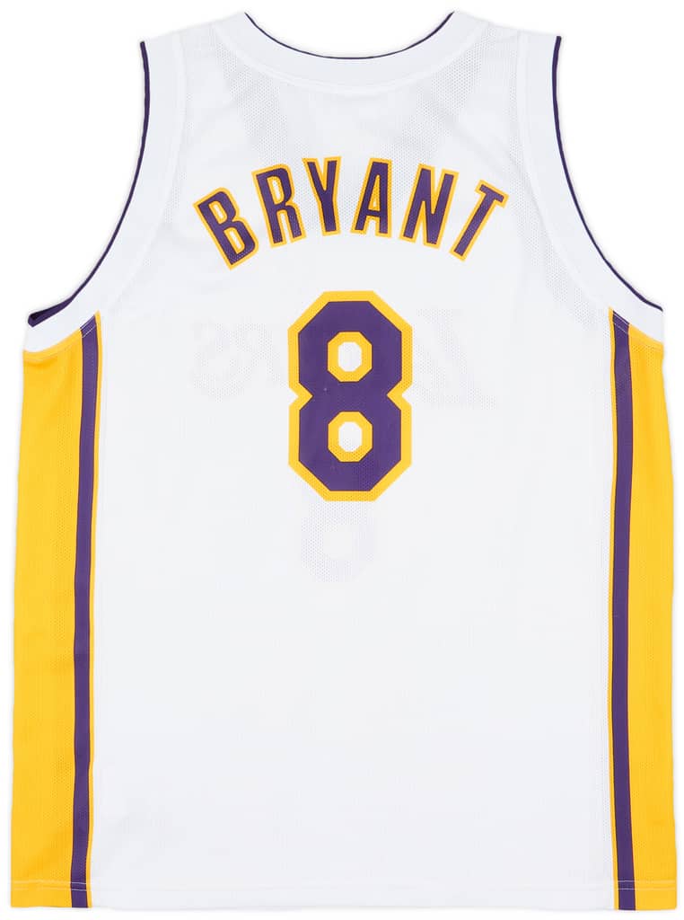 2002-06 LA Lakers Bryant #8 Champion Alternate Jersey - 9/10 - (XL)