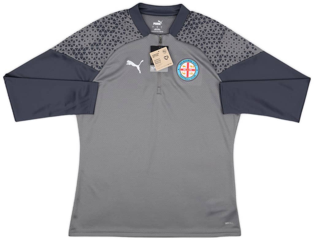 2023-24 Melbourne City Puma 1/4 Zip Training Top