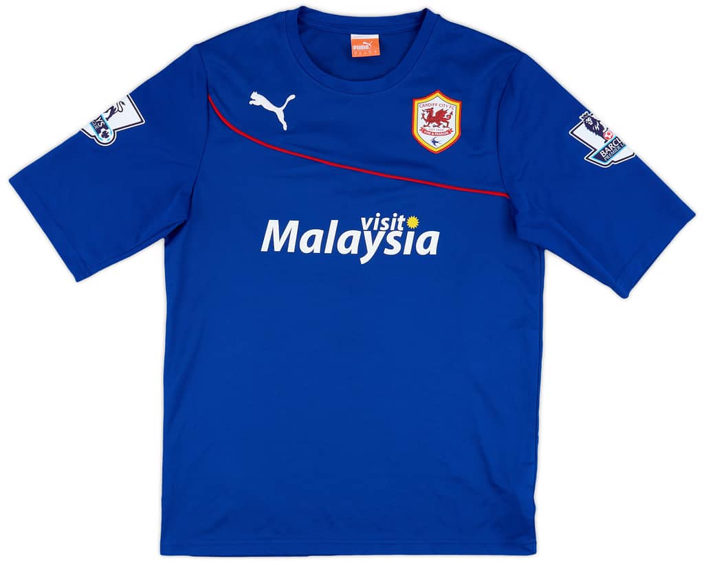 2013-14 Cardiff Match Issue Away Shirt McNaughton #25