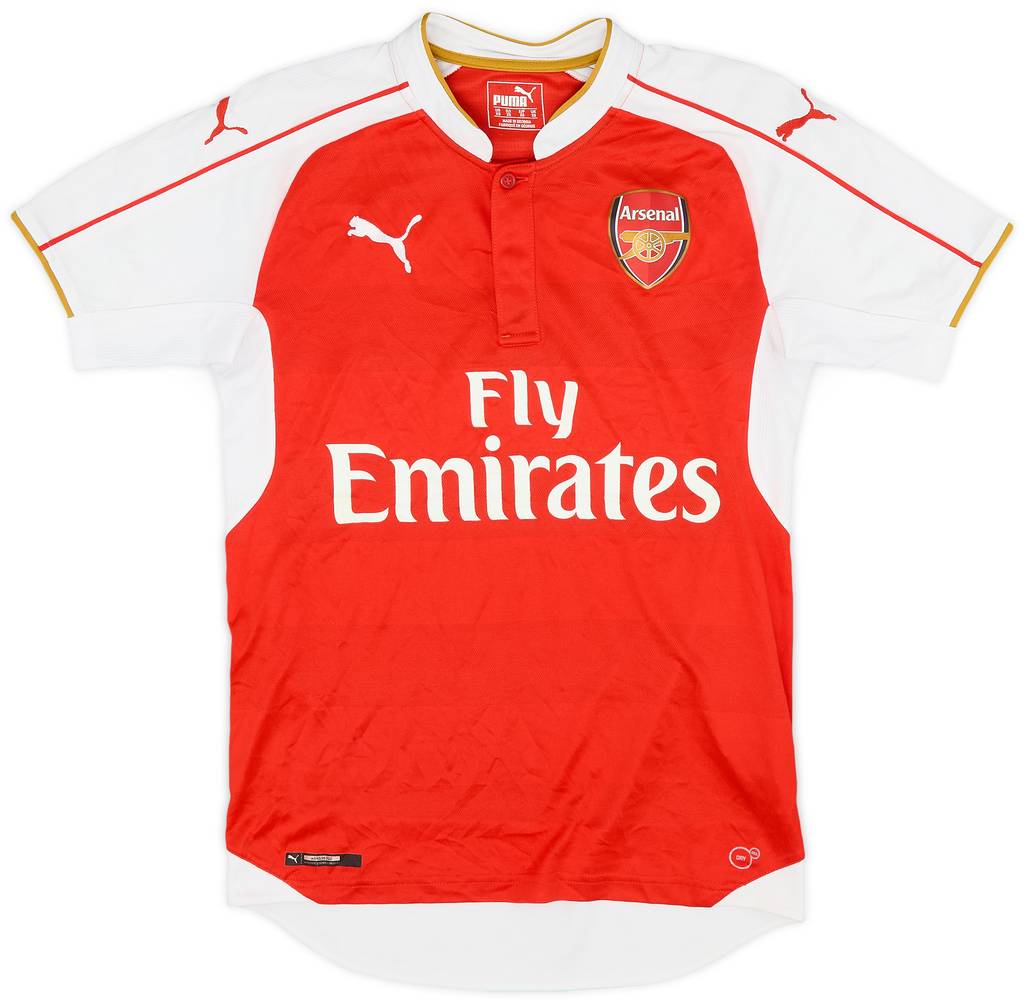 2015-16 Arsenal Home Shirt Arteta #8 - 5/10 - (XS)