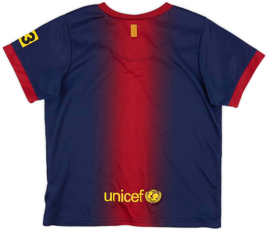 2012-13 Barcelona Home Shirt - 5/10 - (5-6 Years)